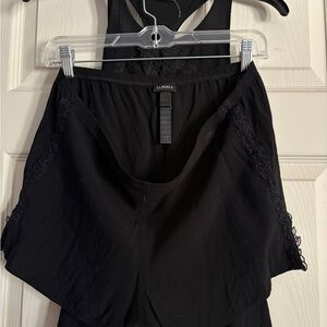 La Perla Black Lace Detail Sleep Set